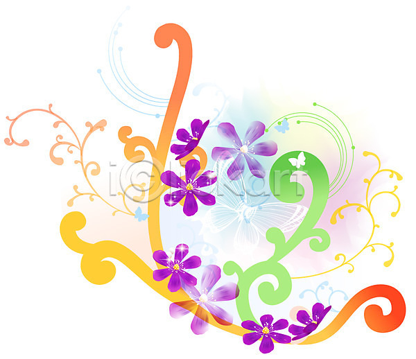 사람없음 EPS 일러스트 템플릿 꽃 꽃백그라운드 무늬 문양 백그라운드 보라색 식물 컬러 화사함