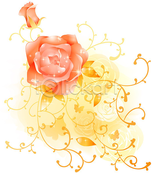 사람없음 EPS 일러스트 템플릿 꽃 꽃백그라운드 꽃봉오리 무늬 문양 백그라운드 빨간색 식물 장미 컬러 화사함