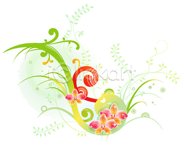 사람없음 EPS 일러스트 템플릿 꽃 꽃백그라운드 난초 난초꽃 무늬 문양 백그라운드 식물 화사함