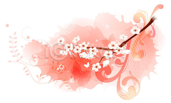 사람없음 EPS 일러스트 템플릿 계절 꽃 꽃백그라운드 무늬 문양 백그라운드 벚꽃 벚나무 봄 봄배경 분홍색 화사함