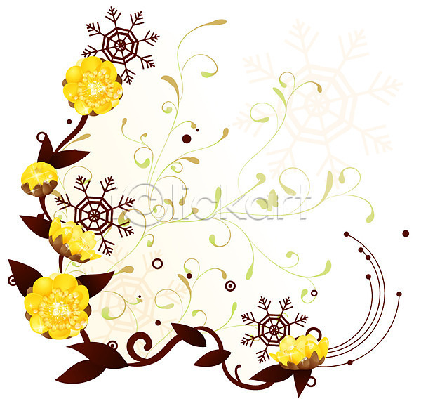 사람없음 EPS 일러스트 템플릿 꽃 꽃백그라운드 무늬 문양 백그라운드 복수초 식물 화사함