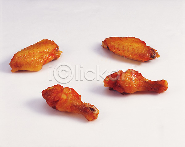 사람없음 JPG 근접촬영 포토 가로 닭고기 닭날개 닭다리 실내 음식 후라이드치킨