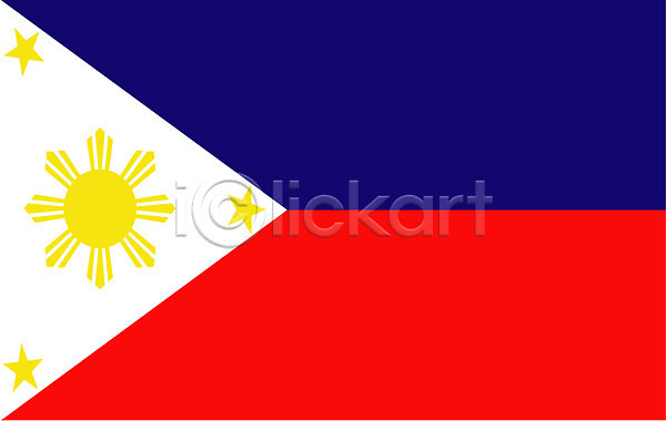 사람없음 EPS 아이콘 국기 대표 상징 아시아 외국문화 클립아트 필리핀