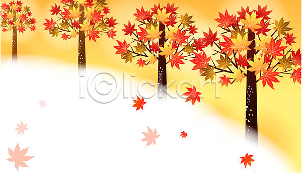 사람없음 EPS 일러스트 가을(계절) 가을배경 계절 나무 낙엽 단풍 단풍나무 백그라운드 사계절 숲 식물 야외 여러그루 자연 풍경(경치)