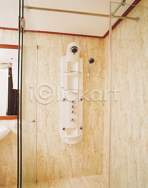 사람없음 JPG 포토 건축 건축자재 샤워기 샤워부스 세로 시설물 실내 욕실 인테리어 현대건축 화장실