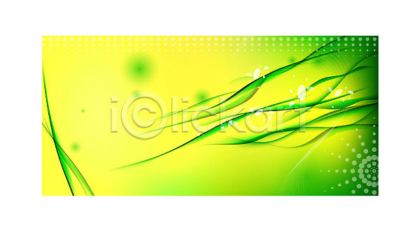 신비 흐름 사람없음 EPS 일러스트 노란색 무늬 문양 물결 백그라운드 선 초록색