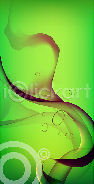 신비 흐름 사람없음 EPS 일러스트 무늬 문양 물결 백그라운드 번짐 선 초록색
