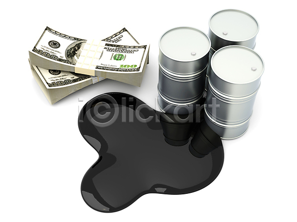 사람없음 3D JPG 포토 해외이미지 달러 돈 무료이미지 석유 석유통 연료 해외202004