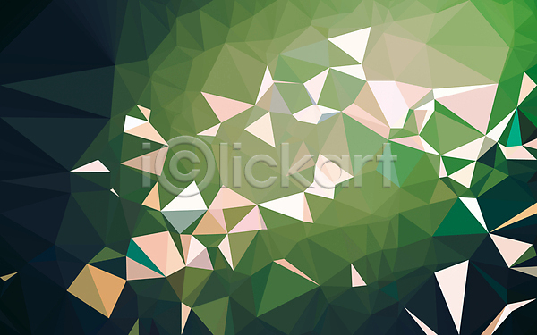 사람없음 JPG 일러스트 해외이미지 기하학 백그라운드 삼각형 초록색 카피스페이스 패턴 해외202004