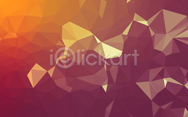 사람없음 JPG 일러스트 해외이미지 기하학 백그라운드 삼각형 주황색 카피스페이스 패턴 해외202004