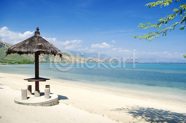 사람없음 JPG 포토 해외이미지 무료이미지 바다 인도네시아 풍경(경치) 해변 해외202004 휴가