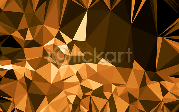 사람없음 JPG 일러스트 해외이미지 기하학 백그라운드 삼각형 주황색 카피스페이스 패턴 해외202004