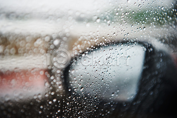사람없음 JPG 아웃포커스 포토 비(날씨) 빗방울 사이드미러 야외 여름(계절) 자동차 자연 장마 주간 차안 풍경(경치)