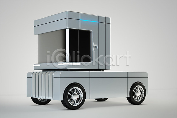 스마트 사람없음 3D PSD 디지털합성 입체 편집이미지 3D소스 대형트럭 도우미 로봇 수소자동차 오브젝트 자율주행 전기자동차 친환경 트럭 편집 편집소스 화물