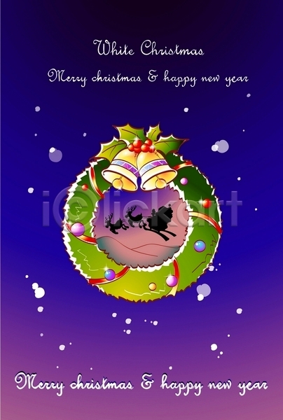 사람없음 EPS 카드템플릿 템플릿 겨울 계절 기념일 눈(날씨) 백그라운드 오브젝트 종 카드(감사) 크리스마스 크리스마스용품 크리스마스장식 크리스마스카드 팬시 하늘 화환
