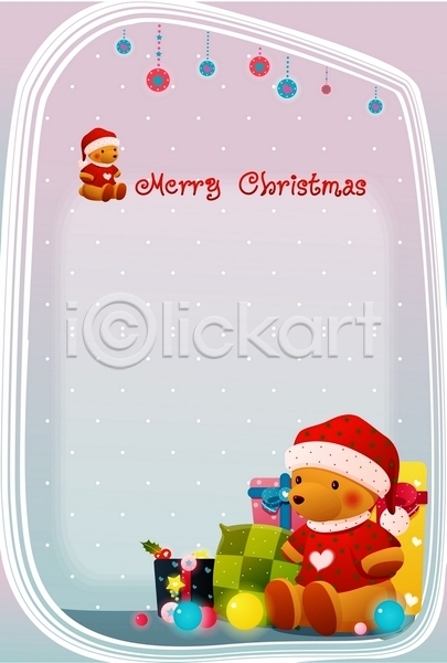 사람없음 EPS 카드템플릿 템플릿 겨울 계절 곰인형 기념일 선물 오브젝트 카드(감사) 크리스마스 크리스마스용품 크리스마스장식 크리스마스카드 팬시