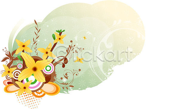 사람없음 EPS 실루엣 일러스트 템플릿 개나리 꽃 꽃백그라운드 노란색 무늬 문양 백그라운드 식물 자연 줄기 팝아트 퓨전