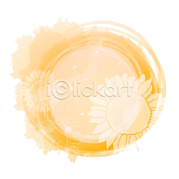 사람없음 EPS 일러스트 템플릿 꽃 꽃백그라운드 꽃잎 노란색 무늬 문양 백그라운드 식물 잎 자연 패턴 해바라기