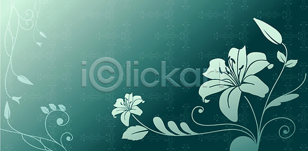 사람없음 EPS 일러스트 템플릿 꽃 꽃백그라운드 꽃잎 무늬 문양 백그라운드 백합(꽃) 식물 잎 자연 줄기 초록색 패턴