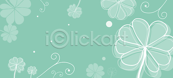 사람없음 EPS 일러스트 템플릿 꽃 꽃백그라운드 꽃잎 무늬 문양 백그라운드 식물 잎 자연 초록색 클로버 패턴