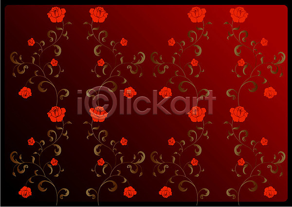 사람없음 EPS 일러스트 꽃 꽃백그라운드 덩굴 디자인 무늬 문양 문자 백그라운드 빨간색 사각형 식물 식물문양 알파벳 영어 자연 장미 줄기 컬러 패턴