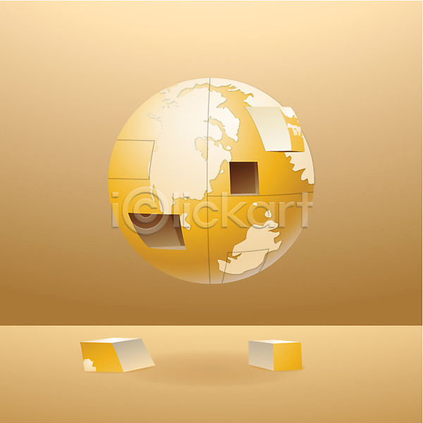사람없음 EPS 일러스트 입체 구 그래픽 노란색 디지털 디지털백그라운드 백그라운드 비즈니스 세계 우주 원형 조각 조각(피스) 지구 컬러 퍼즐 행성