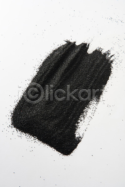 사람없음 JPG 포토 하이앵글 검은색 모래 백그라운드 스튜디오촬영 실내 재질 질감 플랫레이 흙 흰배경