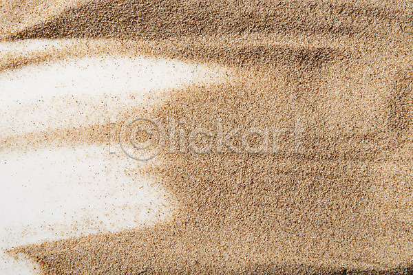 사람없음 JPG 포토 하이앵글 갈색 모래 백그라운드 스튜디오촬영 실내 재질 질감 플랫레이 흙 흰배경
