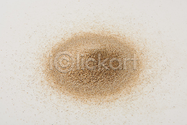 사람없음 JPG 포토 갈색 모래 백그라운드 스튜디오촬영 실내 재질 질감 흙 흰배경