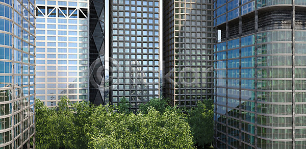 사람없음 3D PSD 디지털합성 편집이미지 3D소스 건물 공원 나무 녹지 도시 도심 백그라운드 빌딩 야외 정원 주간 풍경(경치)
