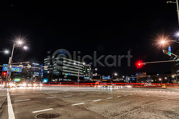 사람없음 JPG 장노출 가로등 건물 궤적 도로 도시 도시풍경 빛 야간 야경 야외 풍경(경치)