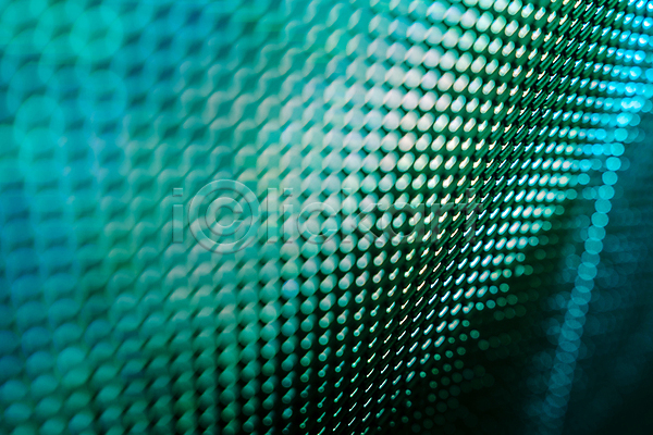 사람없음 JPG 포토 해외이미지 LED 다이오드 백그라운드 스크린 점 초록색 추상 해외202007 혼합