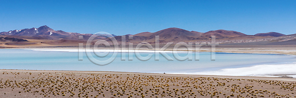 건조 사람없음 JPG 포토 해외이미지 계곡 남아메리카 남쪽 달 모래 미국 백그라운드 사막 산 석호 소금 야외 여행 자연 전국 칠레 파노라마 파란색 풍경(경치) 하늘 해외202007 호수 화산 휴가
