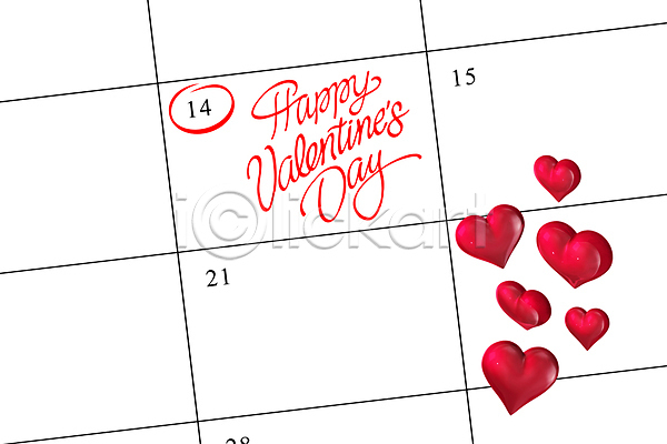 사랑 사람없음 JPG 포토 해외이미지 달력 발렌타인데이 장식 하트 해외202007 흰배경
