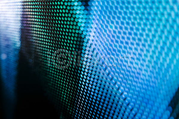 사람없음 JPG 포토 해외이미지 LED 다이오드 백그라운드 스크린 점 추상 파란색 해외202008 혼합