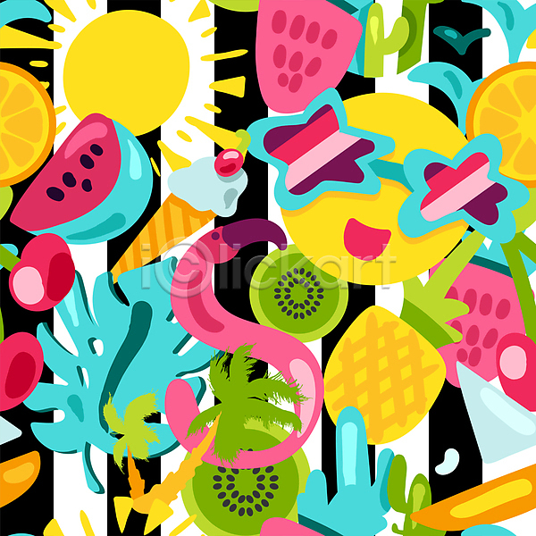 사람없음 JPG 포토 해외이미지 갈매기 과일 딸기 미소(표정) 백그라운드 선글라스 수박 스타일 아이스크림 야자수 여름(계절) 열대 열대잎 요트 체리 키위 키치 태양 파인애플 패턴 해외202008