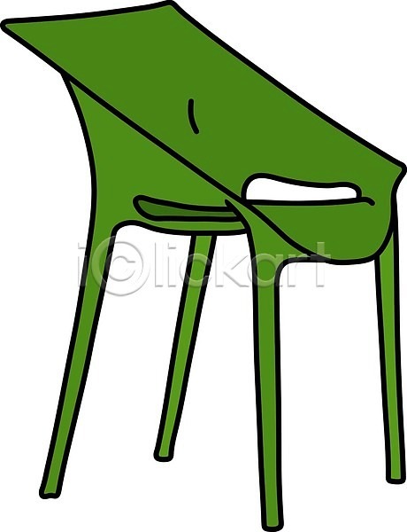 휴식 EPS 일러스트 해외이미지 가구 건축양식 기계 내부 디자인 만화 방 심플 안락의자 외관 의자 정원 주택 초록색 파티 플라스틱 해외202008