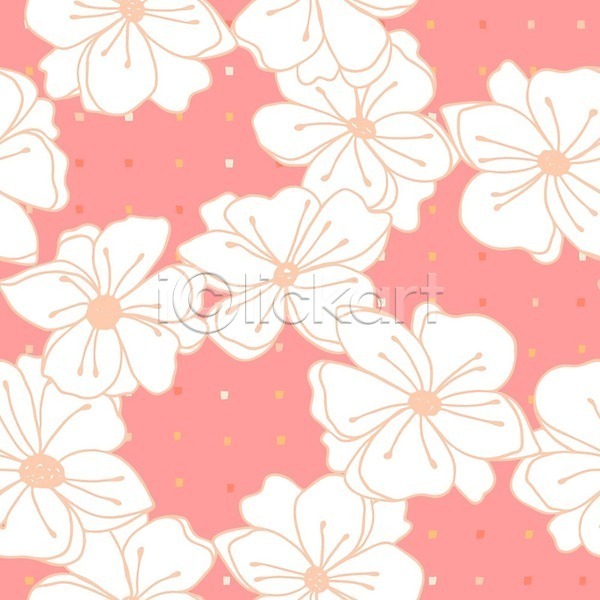 사람없음 EPS 일러스트 해외이미지 꽃 꽃무늬 백그라운드 패턴 패턴백그라운드 해외202008