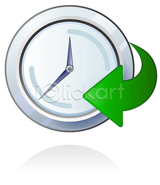 사람없음 EPS 아이콘 웹아이콘 생활용품 시간 시계 화살표