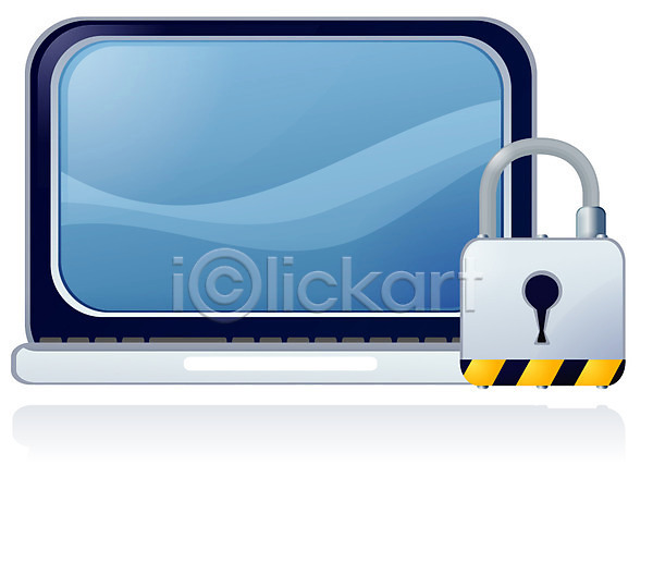 사람없음 EPS 아이콘 웹아이콘 노트북 보안 인터넷 자물쇠 잠금 컴퓨터