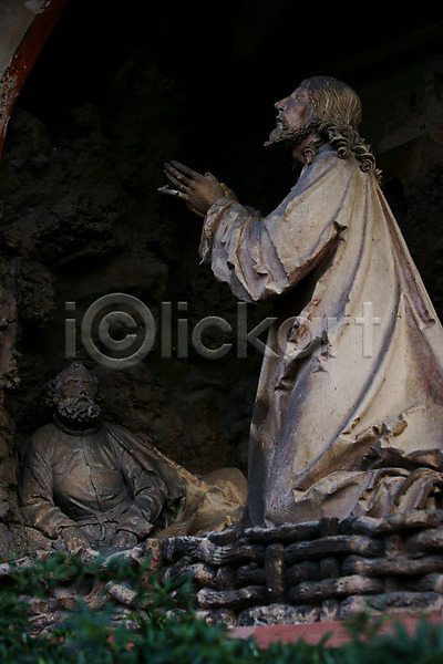 사람없음 JPG 포토 관광지 기도 독일 석고상 세계 세로 예수 외국문화 유럽 작품 조각상 해외 해외풍경