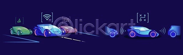 도움 미래 스마트 혁명 EPS 일러스트 해외이미지 AI(인공지능) 가득함 구성 그래픽 디자인 만화 방식 백그라운드 센서 스타일 승차 시스템 심플 운전 운전사 인공 자동차 자동화 정보 제어 주차 컨셉 파란색 플랫 해외202008 해외일러스트 헬프