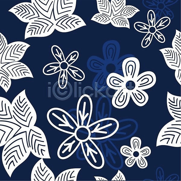 사람없음 EPS 일러스트 해외이미지 꽃 꽃무늬 백그라운드 잎 패턴 패턴백그라운드 해외202008