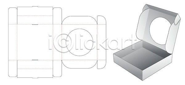 EPS 일러스트 템플릿 해외이미지 고립 공백 디자인 레이아웃 상자 선 선물 종이 죽음 청사진 패키지 포장 해외202008 해외일러스트
