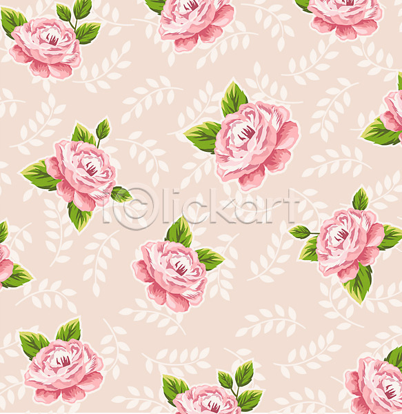 사람없음 EPS 일러스트 꽃 꽃무늬 백그라운드 분홍색 패턴