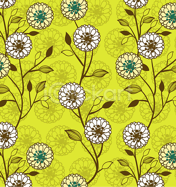 사람없음 EPS 일러스트 꽃 꽃무늬 백그라운드 패턴
