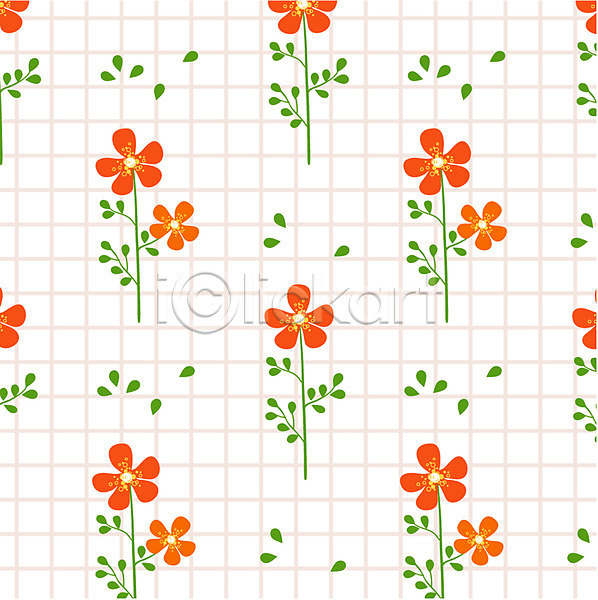 사람없음 EPS 일러스트 꽃 꽃무늬 백그라운드 패턴 팬시패턴