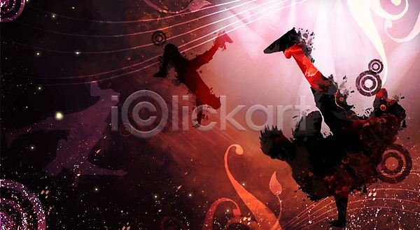 남자 남자만 사람 세명 PSD 실루엣 일러스트 공연 공연포스터 댄서 문화 문화예술 백그라운드 비보이 예술 오선지 춤 포스터