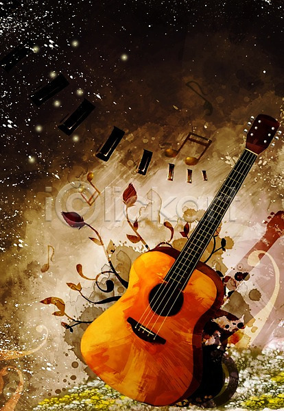 사람없음 PSD 일러스트 건반 공연 공연포스터 기타 문화 문화예술 백그라운드 악기 예술 음악 음표 통기타 포스터 현악기