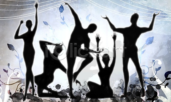 남자 사람 여러명 여자 PSD 실루엣 일러스트 공연 공연포스터 댄서 무대 문화 문화예술 백그라운드 예술 춤 포스터 현대무용